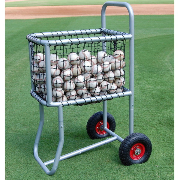 Steel Baseball Ball Caddy with Wheels - 300 Baseball Capacity