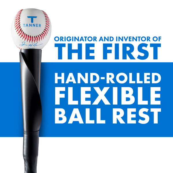 Tanner Original Adjustable Batting Tee Rolled Bat Rest