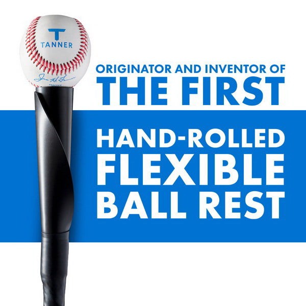 Tanner Heavy Batting Tee Hand Rolled Ball Rest