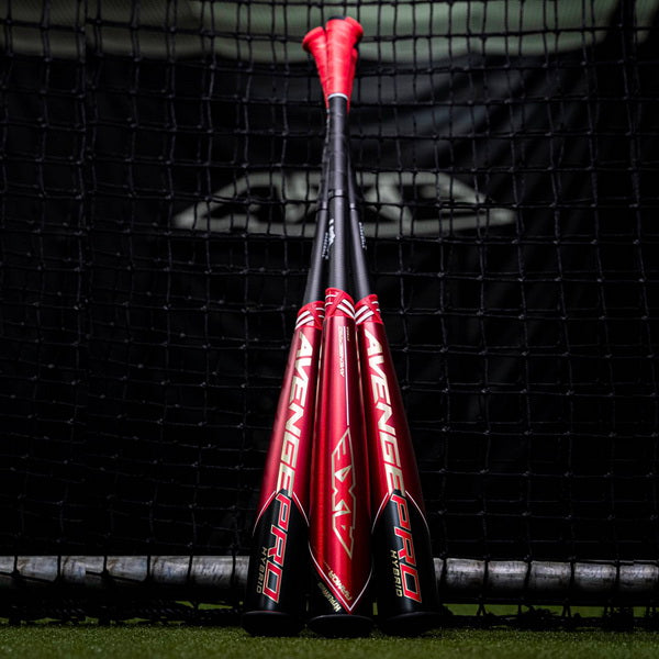 Avenge Pro Hybrid USA (-10) Baseball Bat Upside Down Full View