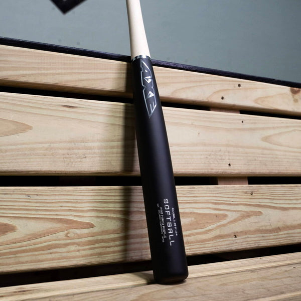 Axe Pro Hard Maple Wood Softball Bat - 2-1/4'' Close Up Display