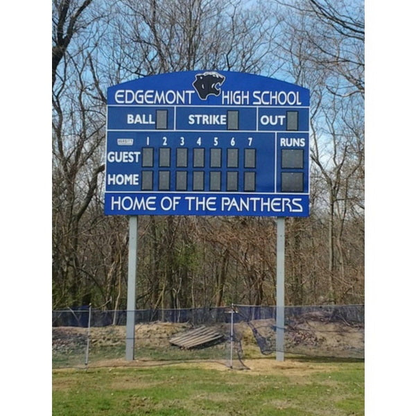 Baseball Electronic Scoreboard with Pitch Count - 3316 Edgemont High School
