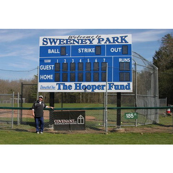 Baseball Electronic Scoreboard with Pitch Count - 3316 Sweeney Park