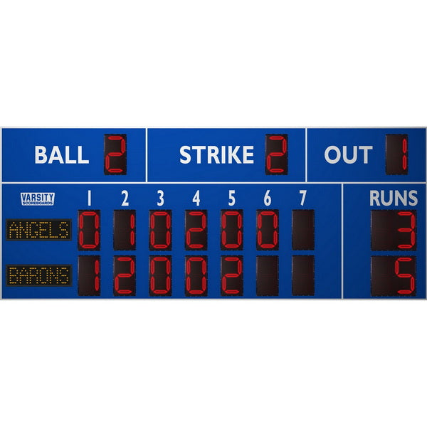 Exploding Baseball Scoreboard Baseball Electronic Scoreboard with Pitch Count - 3316