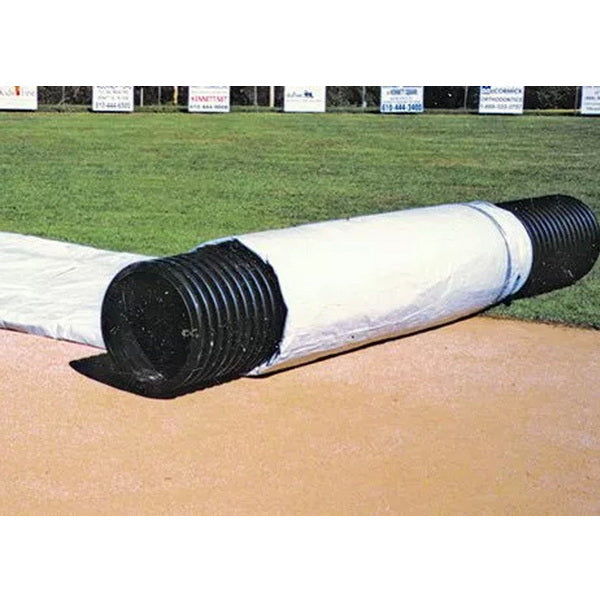 Baseball Field Tarp Roller White