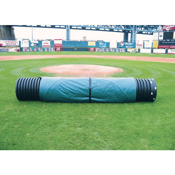 baseball field rain tarp bag Roller Color:Carhartt Brown - 211 Ame & Lulu Courtside hide:groovy-blue your baseball infield will