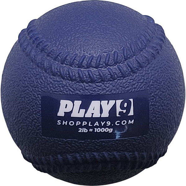 Baseball Plyo Balls with Seams for Pitching Dark Blue