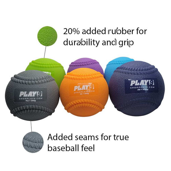 Baseball Plyo Balls with Seams for Pitching With Info