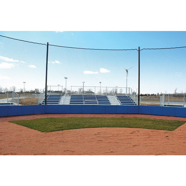 Beacon Backstop Wall System Blue Wide View