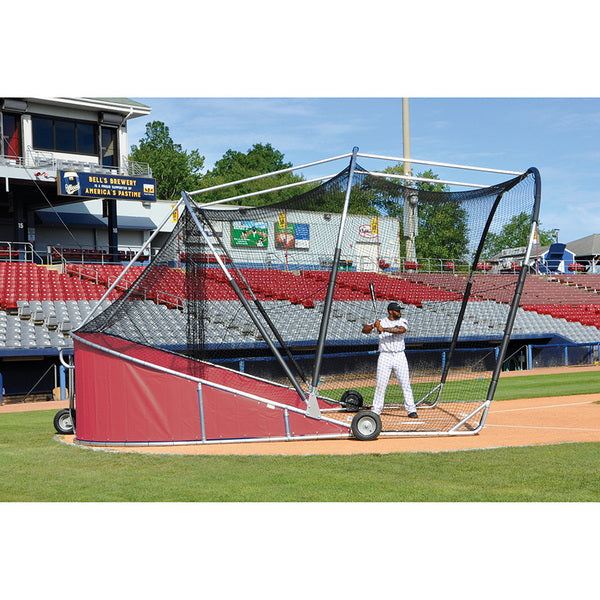 Bomber Pro™ Baseball Hitting Turtle Maroon Right Side View