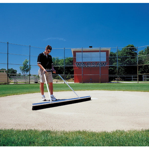 Double Play Monster Infield Drag Broom In Use