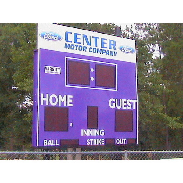 Electronic Scoreboard for Baseball and Softball - 3312 Central Motor Company