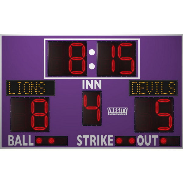 Electronic Scoreboard for Baseball and Softball - 3312