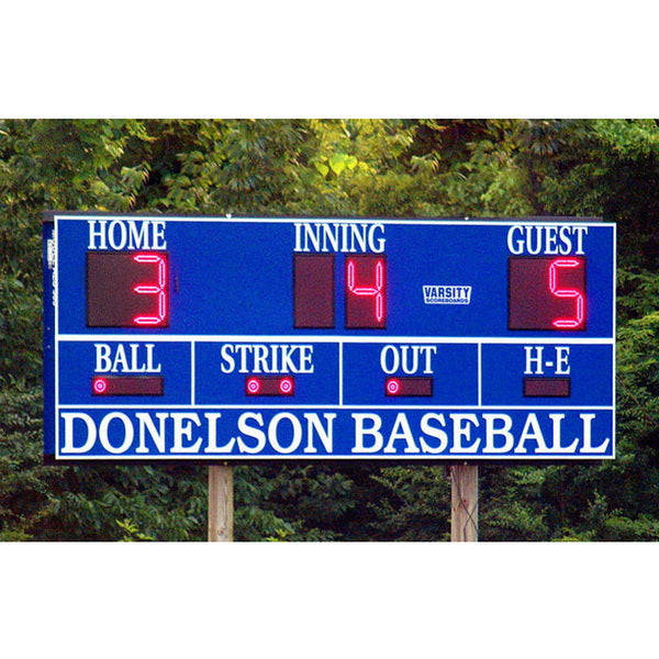 Electronic Scoreboard for Baseball and Softball - 3385HH Donelson Baseball