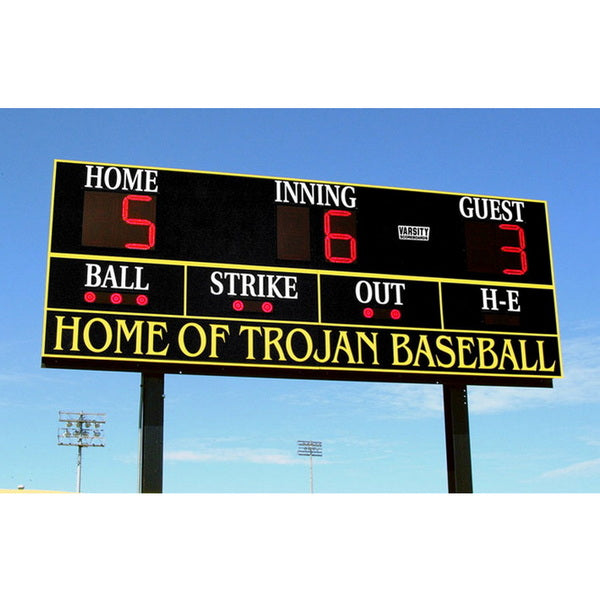 Electronic Scoreboard for Baseball and Softball - 3385HH Trojan Baseball