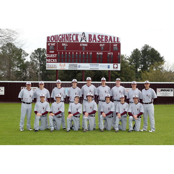 Electronic Scoreboard for Baseball & Softball with Pitch Count - 3320 Roughnecks Baseball