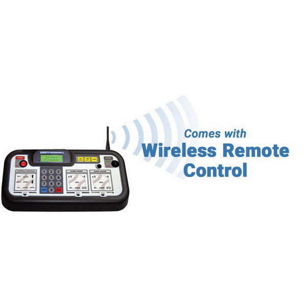 Electronic Scoreboard for Baseball & Softball with Pitch Count - 3398 Wireless Remote Control