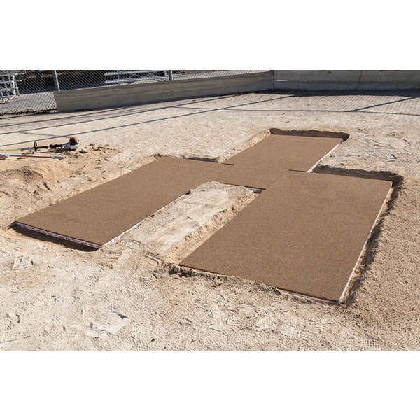 Field Armor Batter's Box Protection Panels installation
