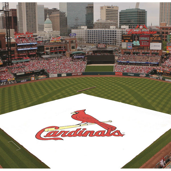 Full Infield Baseball and Softball Rain Tarp With Lettering