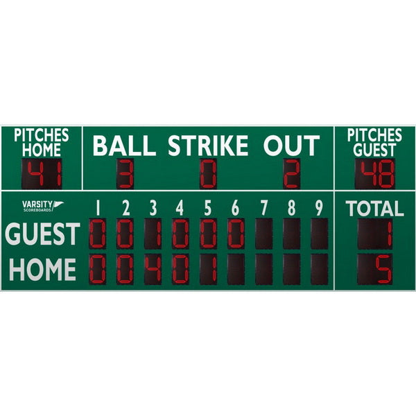 Full-Size Electronic Baseball Scoreboard - 3359