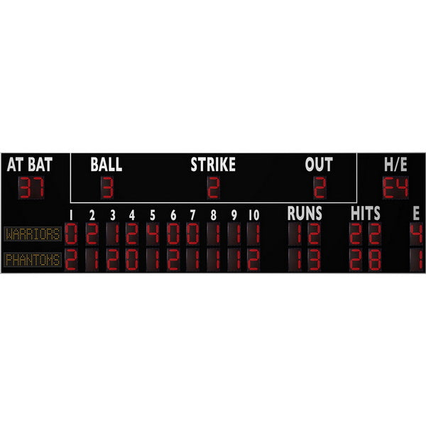 Full Size Electronic Scoreboard for Baseball and Softball - 3328