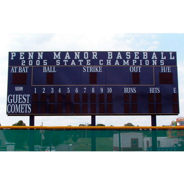 Full Size Electronic Scoreboard for Baseball and Softball - 3328 Penn Manor Baseball