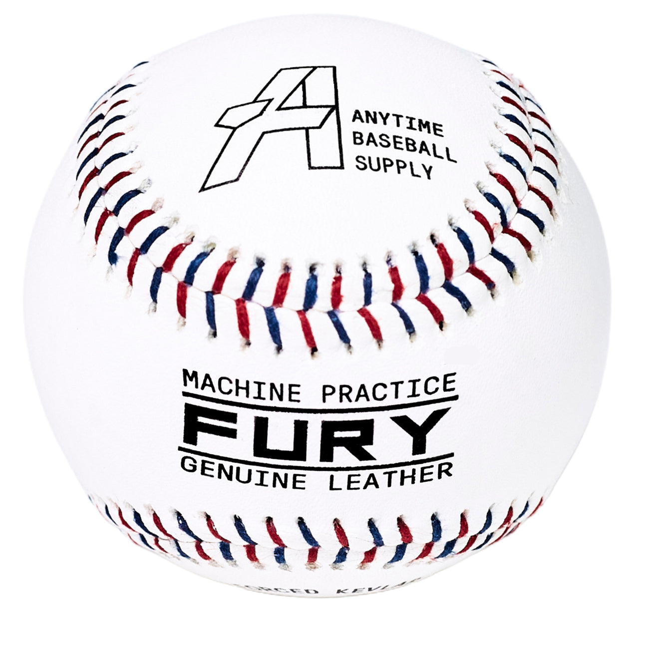 Fury Leather Pitching Machine Baseballs 1 Dozen