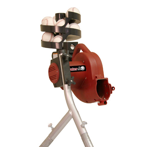 Heater Sports Jr. Real Baseball Pitching Machine With Ball Feeder