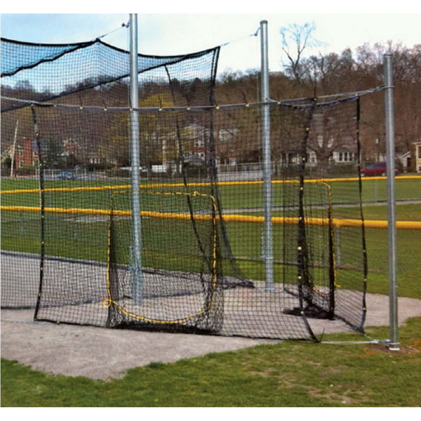 Hitting Station Net Attachments for Tuff Frame Elite Batting Cage Close Up View