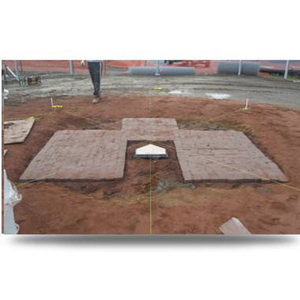 Home Plate & Pitching Mound Clay Bricks