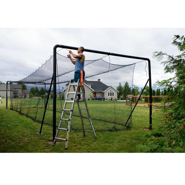 Iron Horse Commercial Batting Cage System Frame and Net Set Up 
