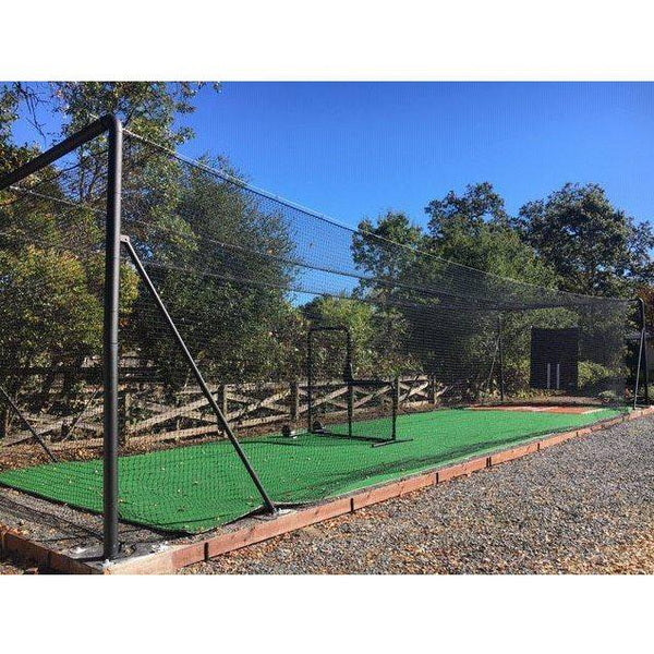 Iron Horse Commercial Batting Cage System Side View With Mat