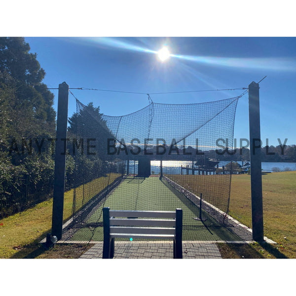 Mastodon Commercial Batting Cage System Front View