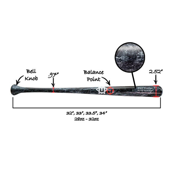 Mine Speed Baseball Bat Storm Finish