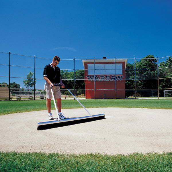 Monster Drag Broom for Baseball Fields In Use