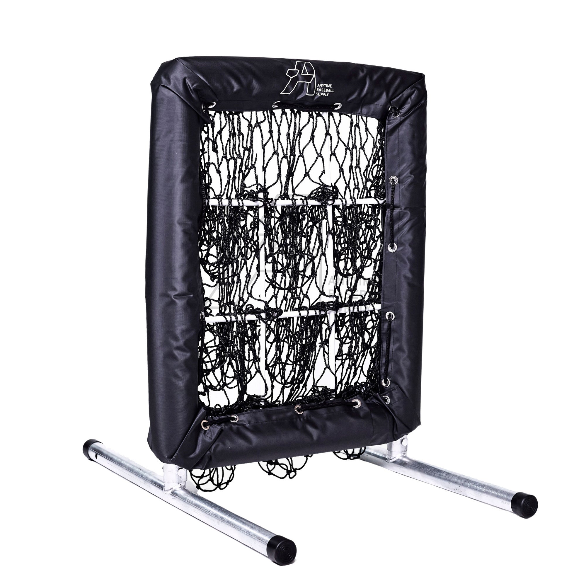 No Hitter Net 9 Hole Pitching Net Black