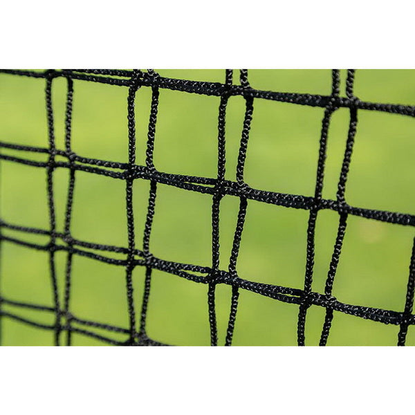 Padded Pitcher's L-Screen - 7' x 5' Close Up View of Net