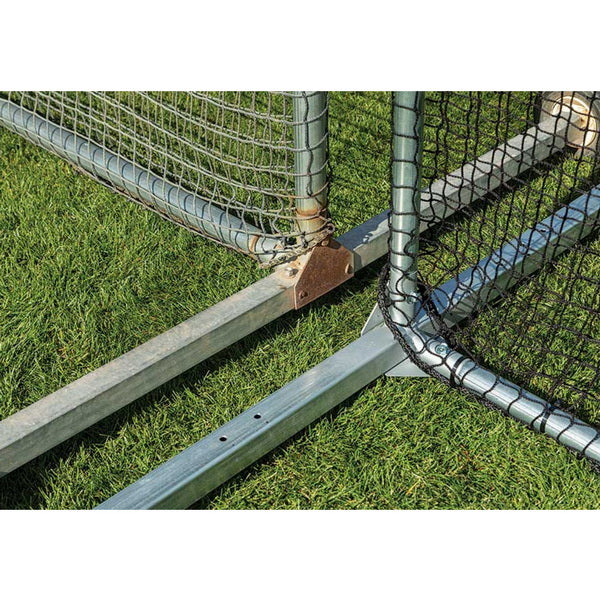 Padded Pitcher's L-Screen - 7' x 5' Frame