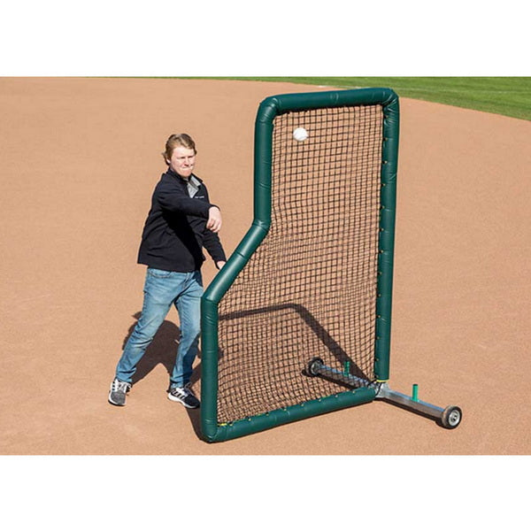 Padded Pitcher's L-Screen - 7' x 5'