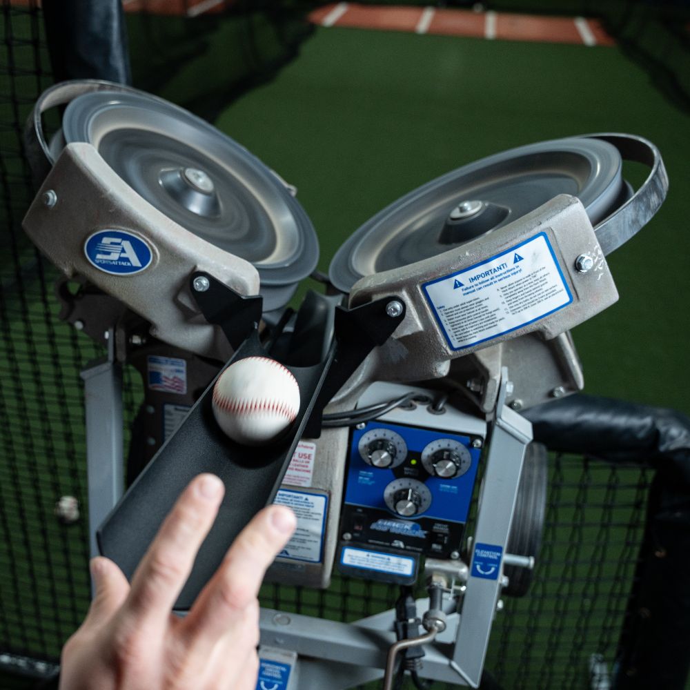 Perfect Timing Extended Pitching Chutes for Hack Attack Pitching  With Baseball Being Reloaded