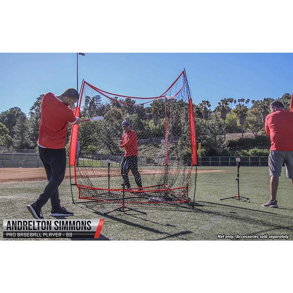PowerNet 3 Way Training Net For Baseball & Softball - 7' x 7' In The Field