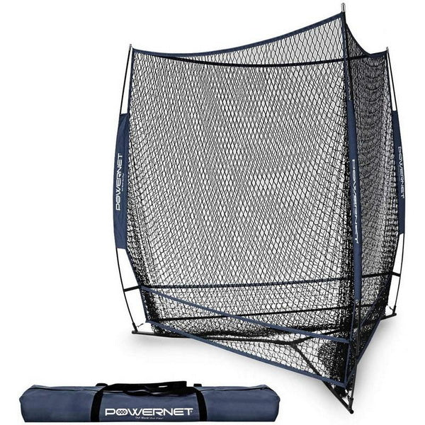 PowerNet 3 Way Training Net For Baseball & Softball - 7' x 7' Navy 