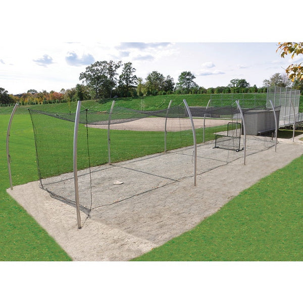 Power Play Pro Batting Cage Frame - 55' - 70' Single With Net