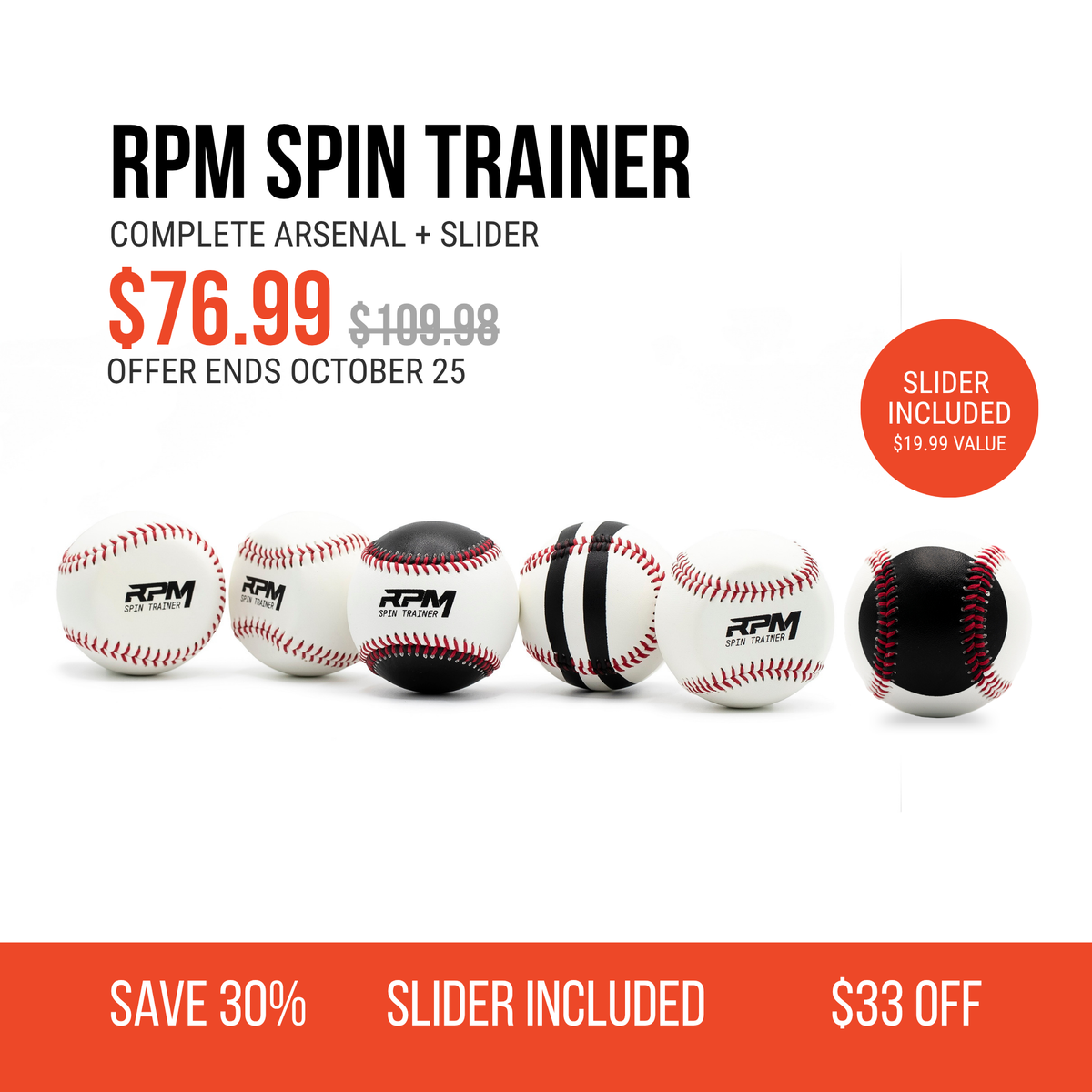RPM Baseball Spin Trainer