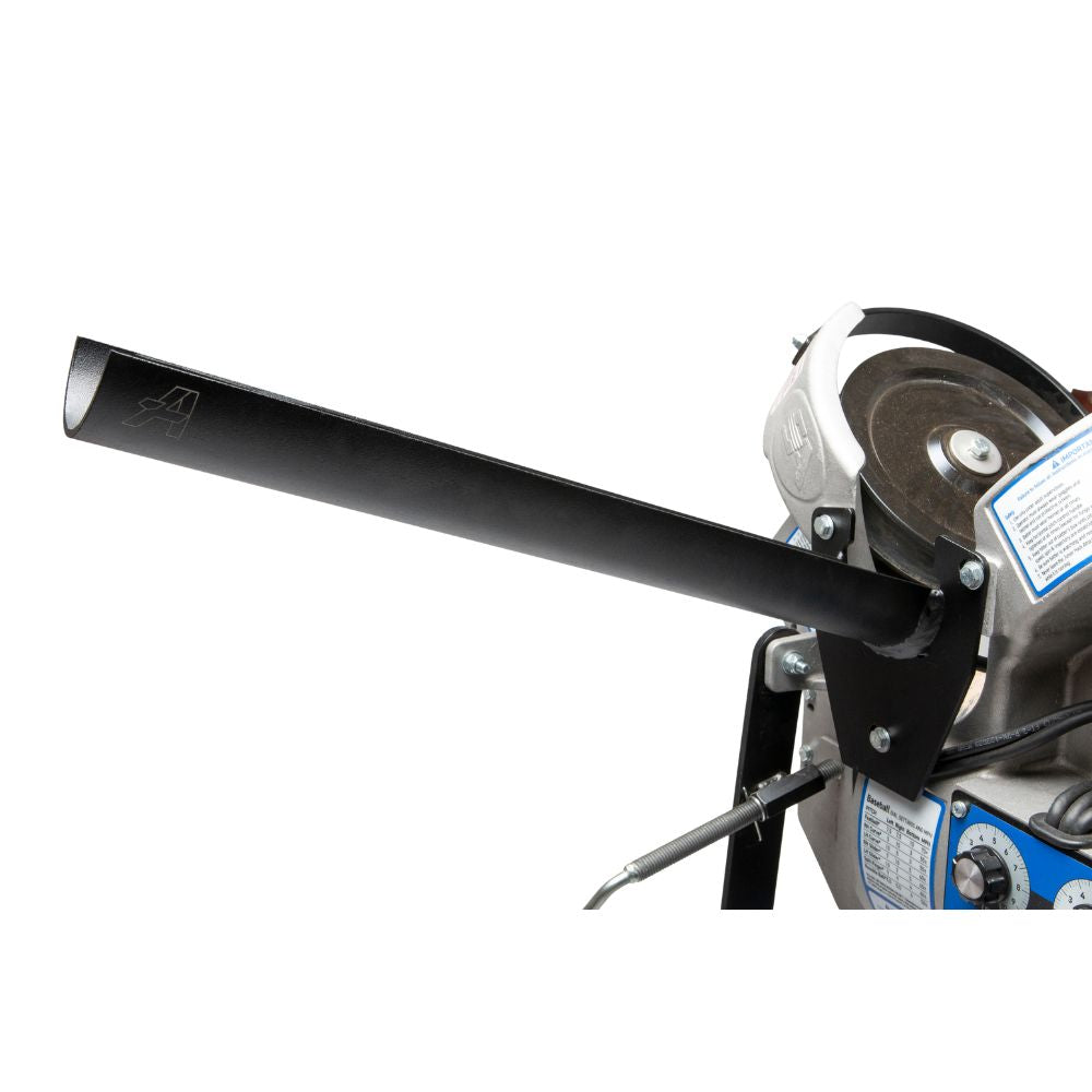 Perfect Timing™ Extended Pitching Machine Chutes for Junior Hack Attack Pitching Machines Side View