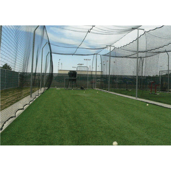 TUFF Frame Modular Outdoor Batting Cage Inside View