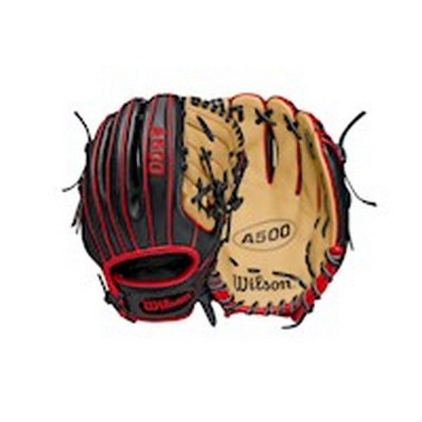 Wilson A500 10.5" Youth Baseball Glove - Regular Front and Back 
