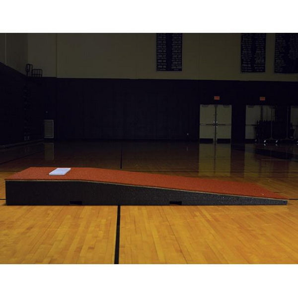 10" Collegiate Portable Indoor Pitching Mound Clay Side View