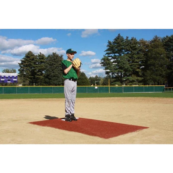 6" Youth League Portable Pitching Mound - Full Size Clay with Pitcher