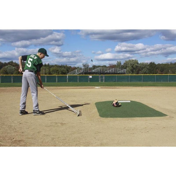 6" Youth League Portable Pitching Mound - Full Size Green